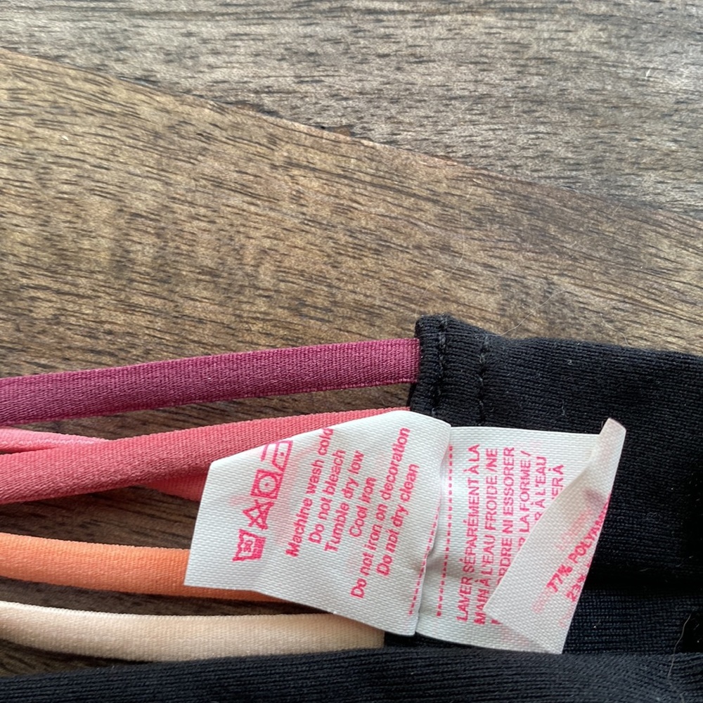 Victoria’s Secret PINK stretch multi strand headband comfort colors mauve LN - Picture 3 of 5